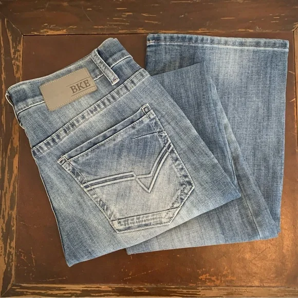 BKE Men’s Aiden Bootcut Jeans - Unisex - Picture 6 of 12